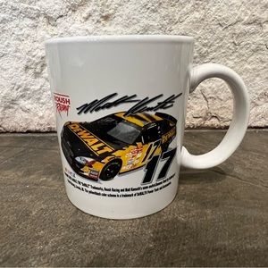 DeWalt Racing Roush Racing Nascar Coffee Mug Cup 17 Matt Kenseth Collector White